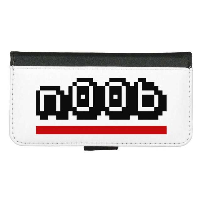 n00b iPhone wallet case (Front (Horizontal))