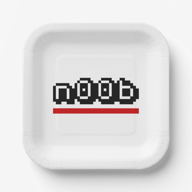 n00b paper plates (Front)