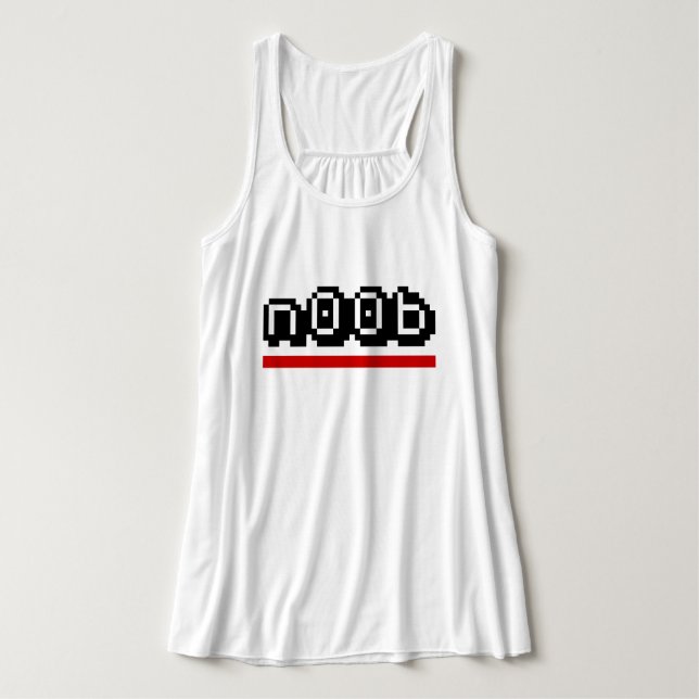 n00b tank top (Design Front)