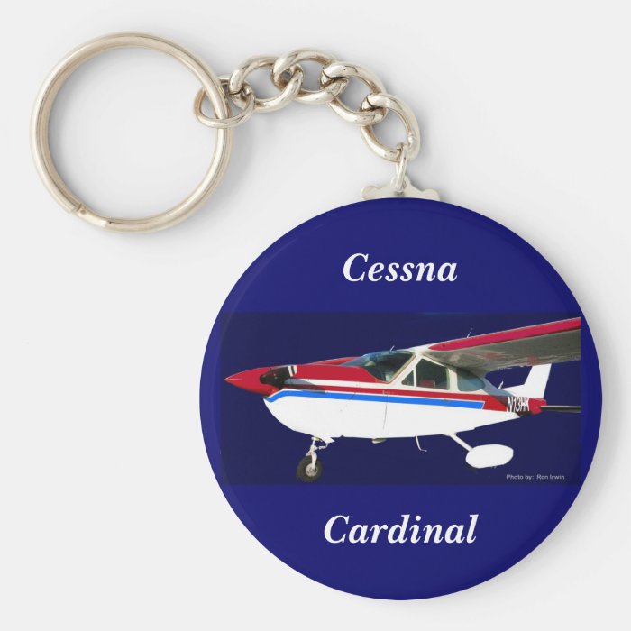 N13HK Portrait, Cessna, Cardinal Keychain
