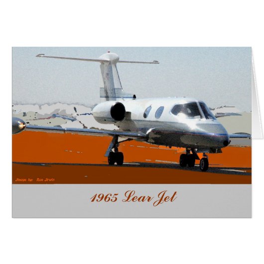 N1965L, 1965 Lear Jet Cards (Front Horizontal)