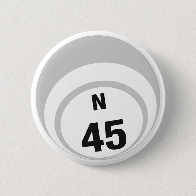 N45 Bingo Ball button (Front)