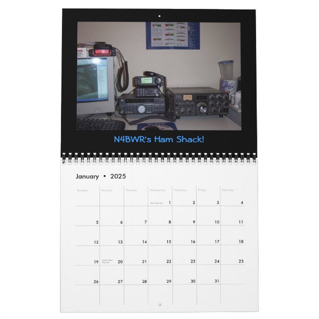 N4BWR Ham Radio and Cat Calendar | Zazzle n4bwr-ham-radio-and-cat-calendar-zazzle