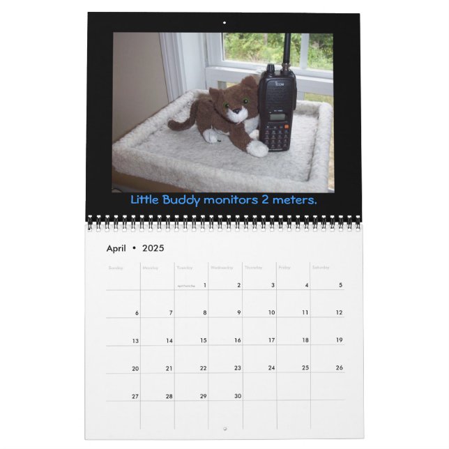 N4BWR Ham Radio and Cat Calendar | Zazzle n4bwr-ham-radio-and-cat-calendar-zazzle