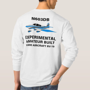 N603DB Blue with text T-Shirt