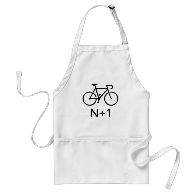 N+1 Bike Adult Apron (Front)
