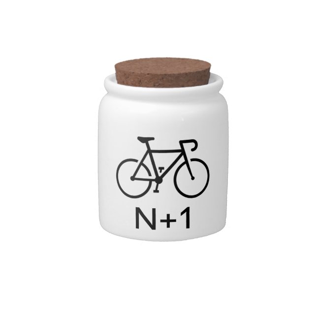 N+1 Bike Candy Jar (Front)