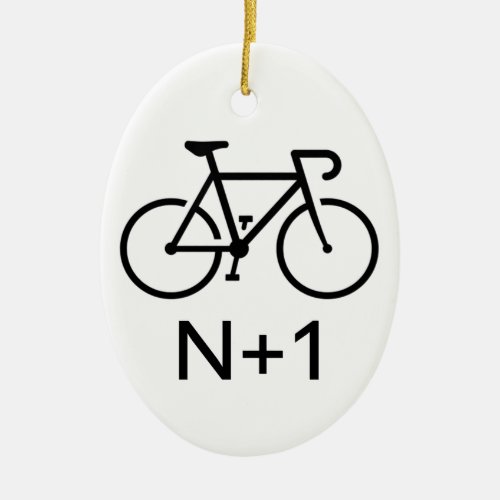 N1 Bike Ceramic Ornament