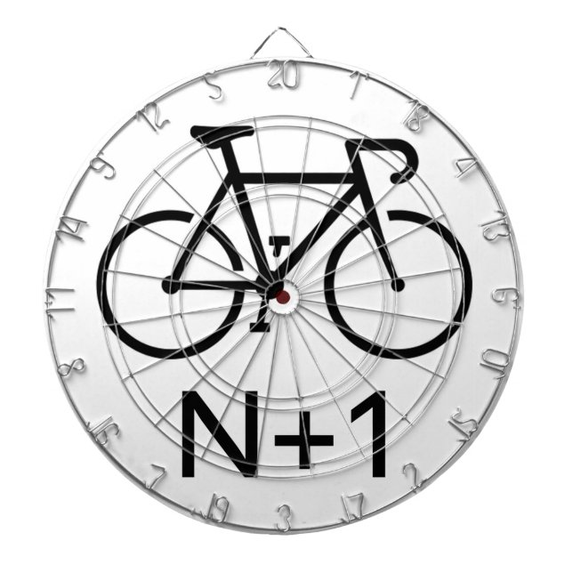 N+1 Bike Dart Board (Front)
