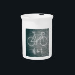 N 1 Bike Graffiti Pitcher<br><div class="desc">Where "N" is the number of bikes you currently have, "N 1" is the number of bikes you need!</div>