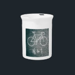 N 1 Bike Graffiti Pitcher<br><div class="desc">Where "N" is the number of bikes you currently have,  "N 1" is the number of bikes you need!</div>