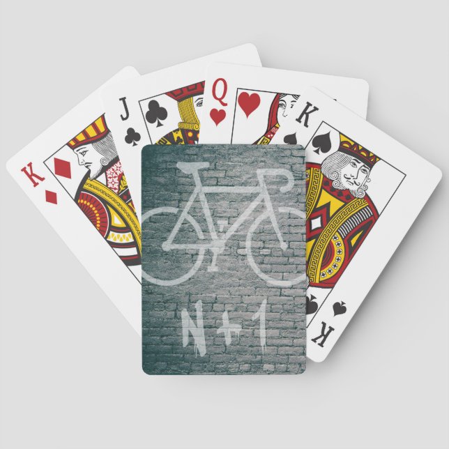 N+1 Bike Graffiti Poker Cards (Back)