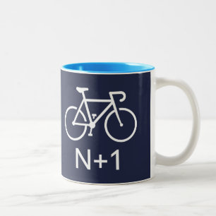 N+1 Bike Two-Tone Coffee Mug