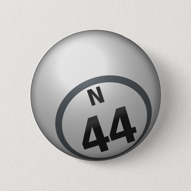 N 44 bingo button (Front)