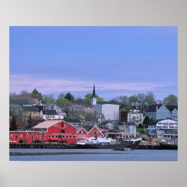 N.A. Canada, Nova Scotia. A view of Lunenburg, a Poster (Front)