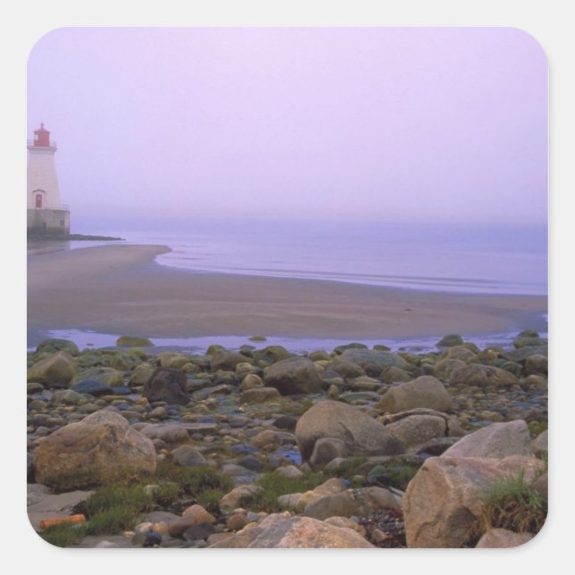 N.A. Canada, Nova Scotia, Shelburne County. Square Sticker (Front)