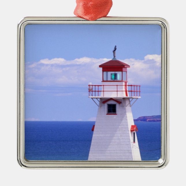 N.A. Canada, Prince Edward Island. Cape Tryon Metal Ornament (Front)