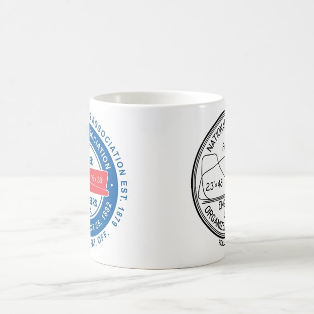 N.A.P.E. Dual Logo White Mug (Center)