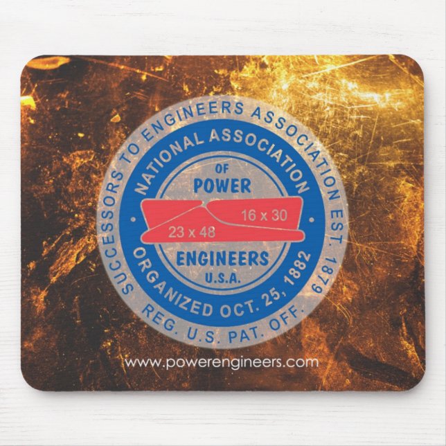 N.A.P.E. Fire Logo Mousepad (Front)