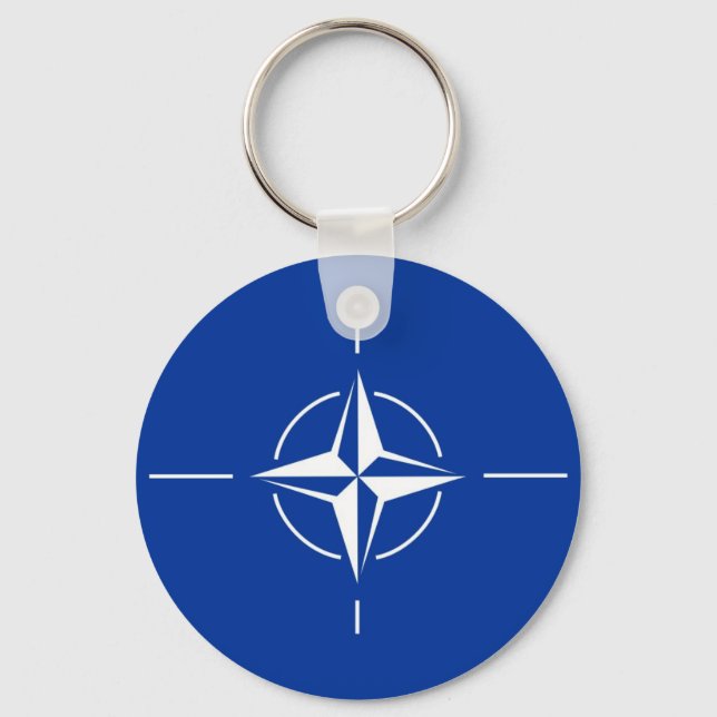 N.A.T.O. flag Keychain (Front)