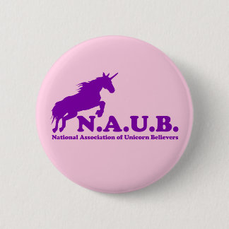 N.A.U.B Unicorn Believers Pinback Button
