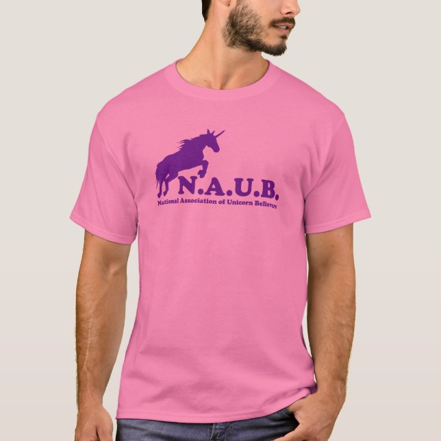 N.A.U.B Unicorn Believers T-Shirt (Front)