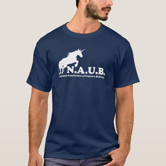 N.A.U.B Unicorn Believers T-Shirt (Front)