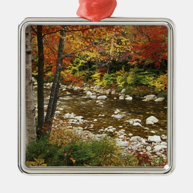 N.A., USA, New Hampshire, White Mountains, Metal Ornament (Front)