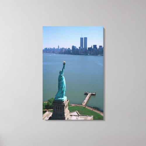 NA USA New York New York City The Statue Canvas Print