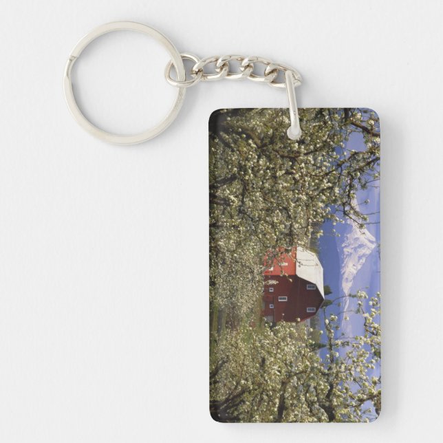 N.A., USA, Oregon, Hood River County. Red Keychain (Front)