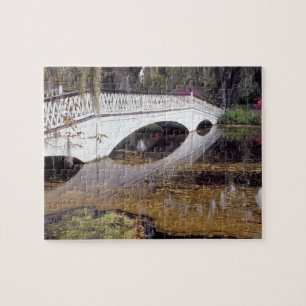 N.A., USA, South Carolina, Charleston.  Magnolia Jigsaw Puzzle