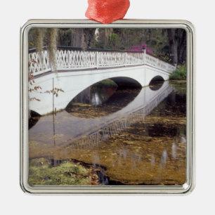 N.A., USA, South Carolina, Charleston. Magnolia Metal Ornament