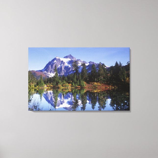 N.A., USA, Washington, Mt. Baker & Snoqualmie Canvas Print (Front)