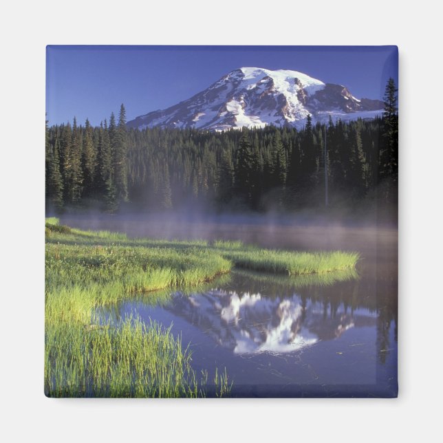 N.A., USA, Washington, Mt. Rainier National 5 Magnet (Front)