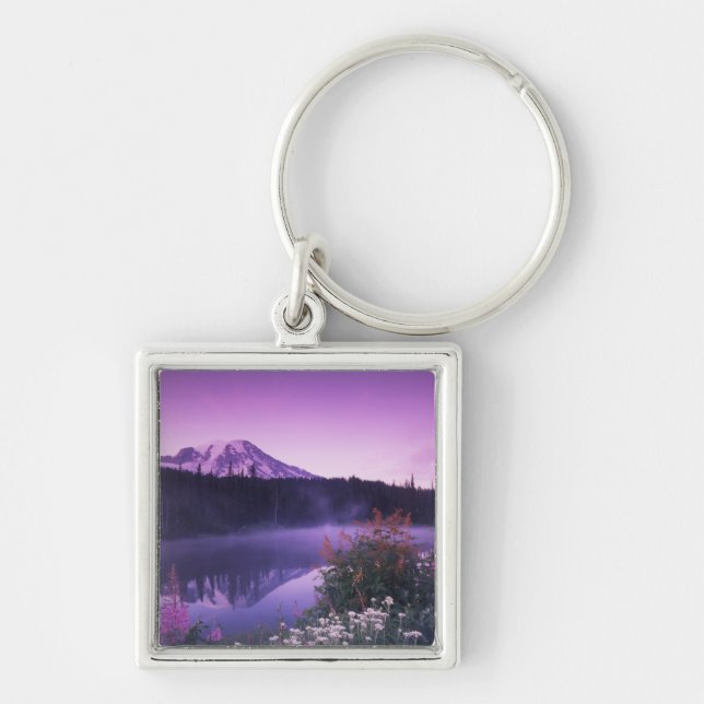 N.A., USA, Washington, Mt. Rainier National Keychain (Front)