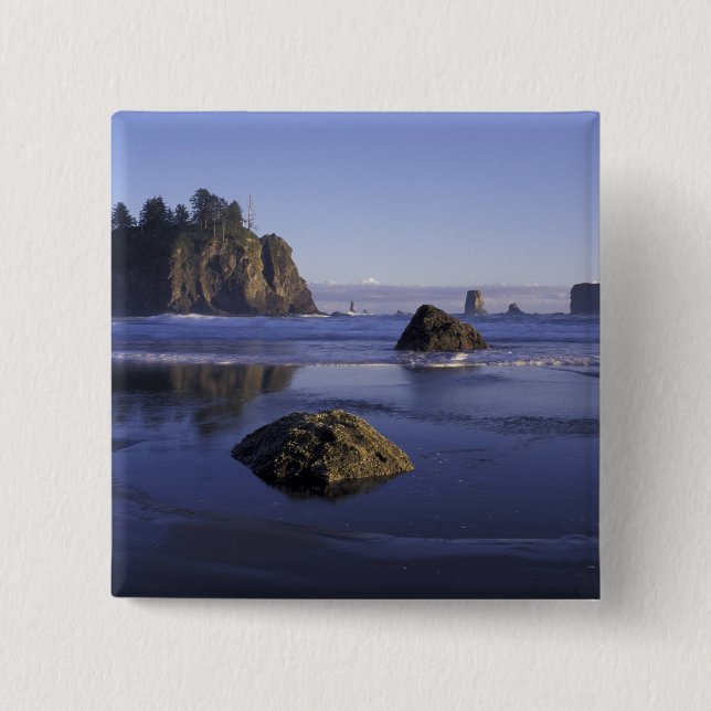 N.A., USA, Washington, Olympic National Park, 3 Pinback Button (Front)