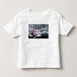 N.A., USA, Washington, Seattle. Moon bridge in Toddler T-shirt