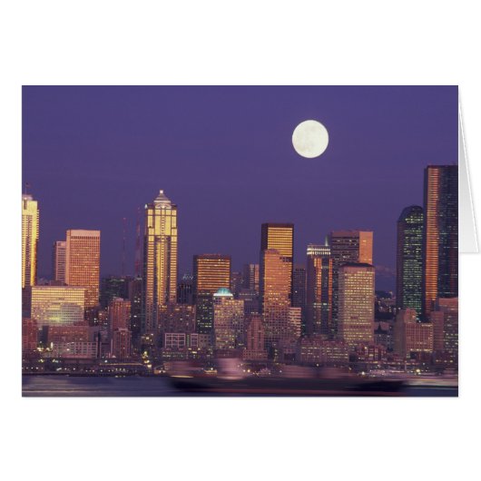 N.A., USA, Washington, Seattle Seattle skyline (Front Horizontal)