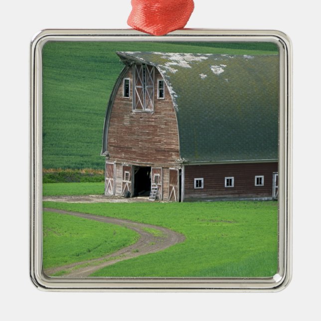 N.A., USA, Washington, Whitman County. Old Metal Ornament (Front)