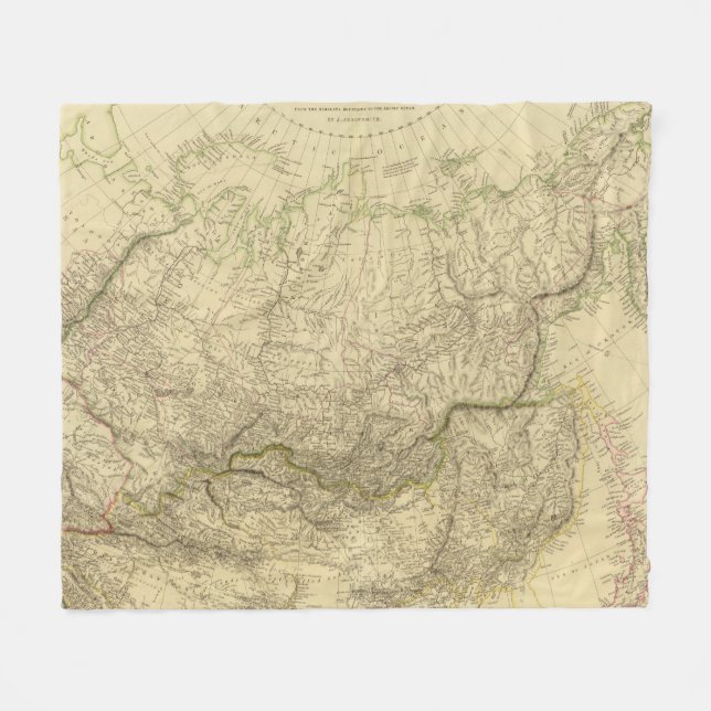 N Asia Fleece Blanket (Front (Horizontal))