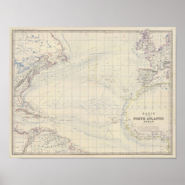 N Atlantic Ocean Poster (Front)