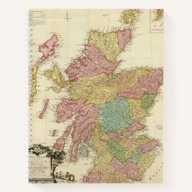N Britain, Scotland Notebook (Front)