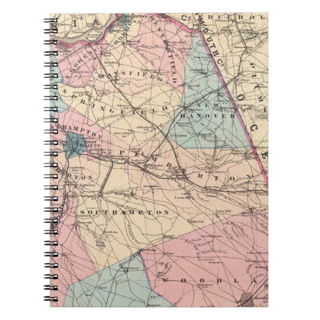 N Burlington County, NJ Notebook (Front)