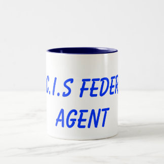 N.C.I.S Federal Agent Two-Tone Coffee Mug
