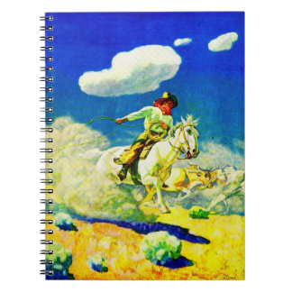 N. C. Wyeth cowboy Notebook