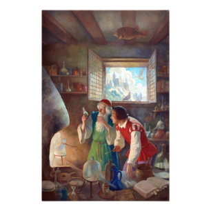 N.C. Wyeth The Alchemist Poster