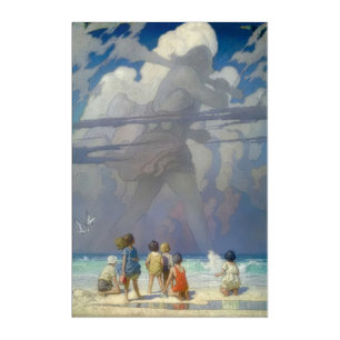 N.C. Wyeth The Giant 1923 Vintage Illustration Acrylic Print