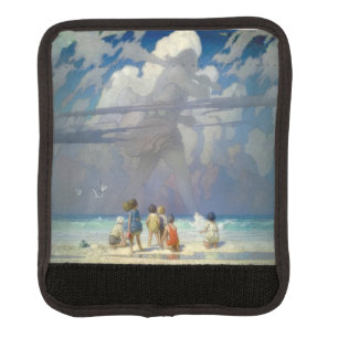 N.C. Wyeth The Giant 1923 Vintage Illustration Luggage Handle Wrap