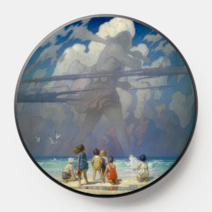 N.C. Wyeth The Giant 1923 Vintage Illustration PopSocket