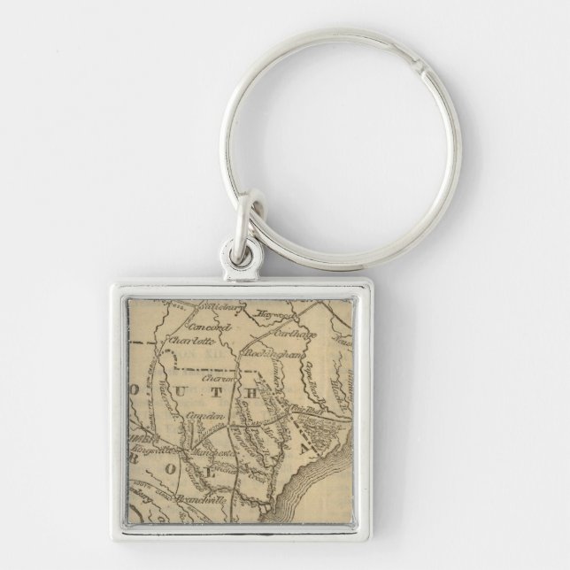 N Carolina, S Carolina Keychain (Front)